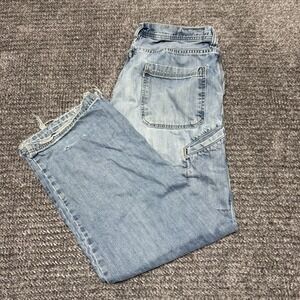 Vintage Y2K Levi's Silvertab Carpenter Light Wash Denim Blue Jeans 36x32